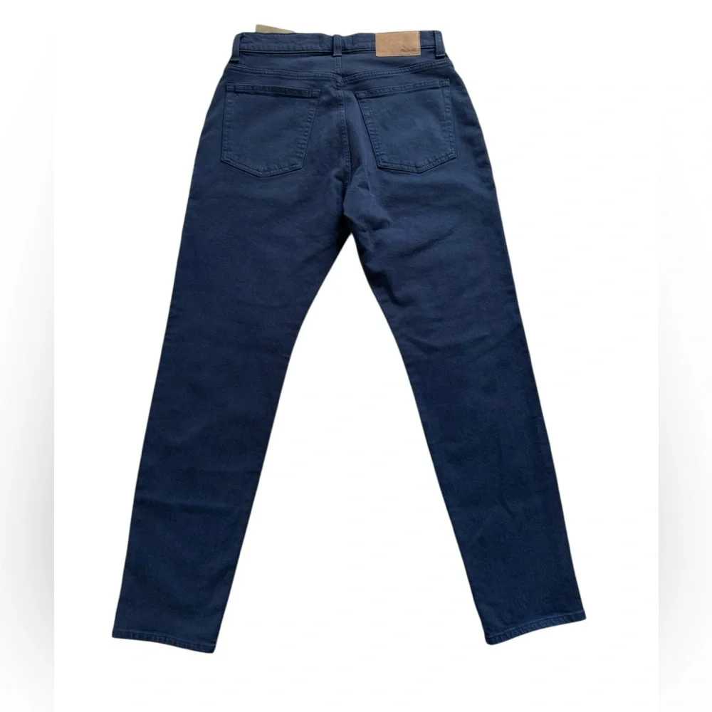 Madewell Athletic Slim Straight Jeans Mens 31x30 Dark Wash Stretch Tapered NWT